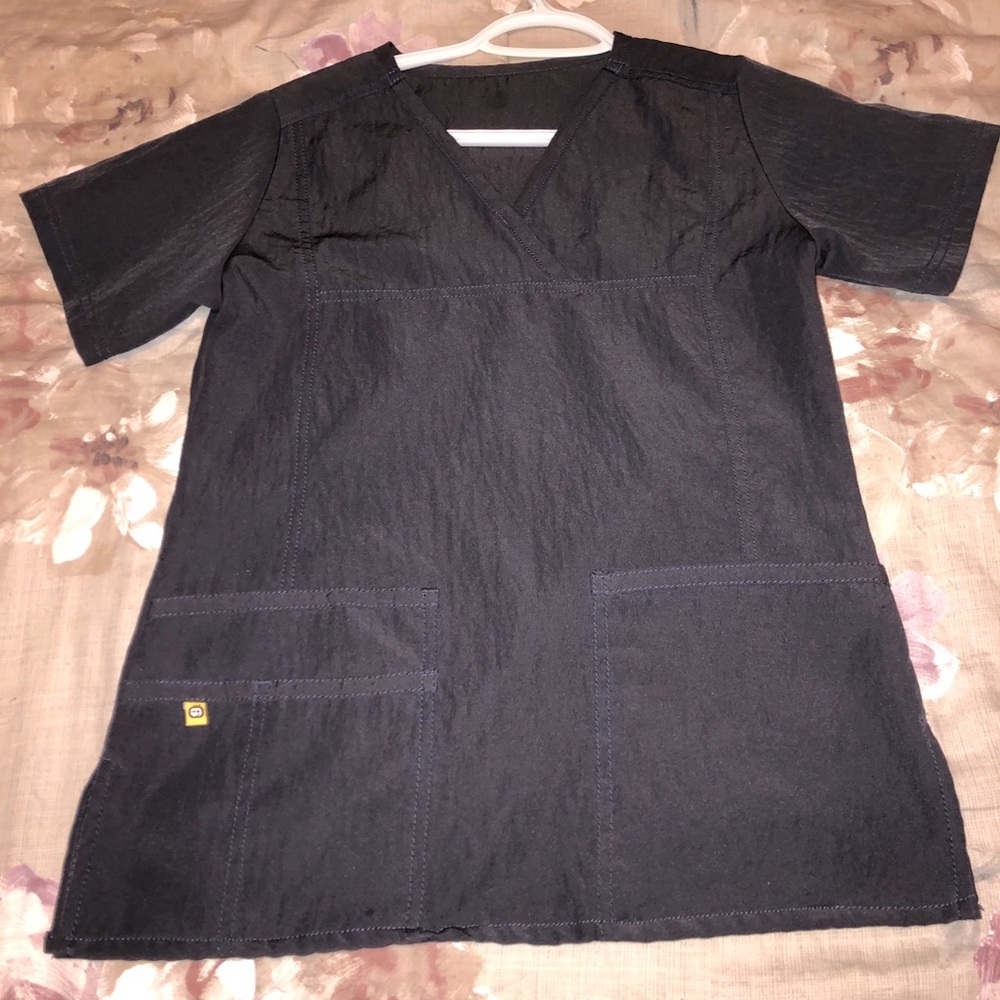 Grey Scrub Top